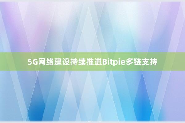 5G网络建设持续推进Bitpie多链支持