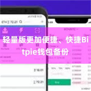 轻量版更加便捷、快捷Bitpie钱包备份