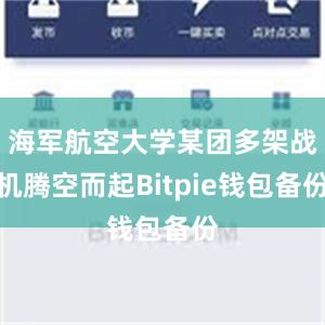 海军航空大学某团多架战机腾空而起Bitpie钱包备份