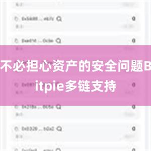 不必担心资产的安全问题Bitpie多链支持